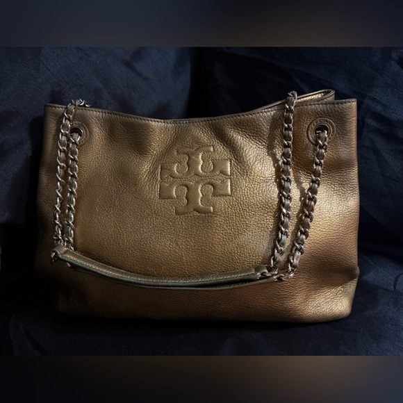 Tory Burch Thea Chain shoulder slouchy tote - Picture 1 of 16